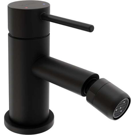 kielle Oudee - Miscelatore per bidet, nero opaco 10415104 (1/3)