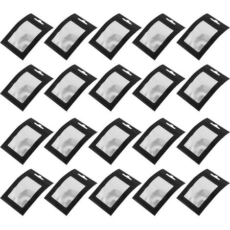 200 sacs de conservation alimentaire refermables (noirs, 6 x 10 cm) (1/5)
