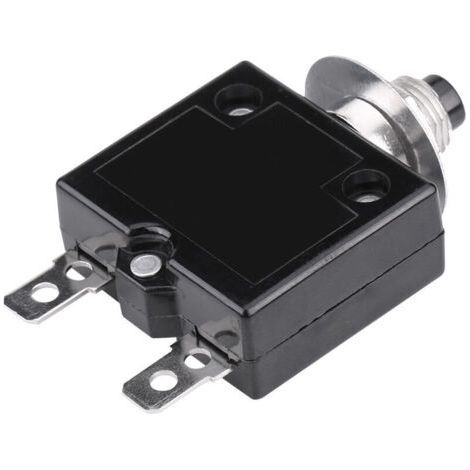 Disjoncteur 15A Interrupteur thermique de réinitialisation, Manual Reset Thermal Switch Circuit Breaker Over Current Overload Protector (1/4)
