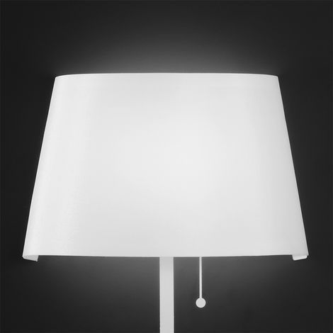 APPLIQUE DA PARETE A LED NERA CON PARALUME BIANCO 6W 4000K 540 LUMEN WHAROL FAN
