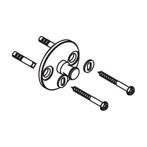 Fixation Charnière portes Pharodouche 100