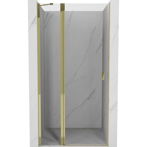Mexen Mist Duschdrehtür 95 cm, transparent, gold - 8A4-095-000-50-00 (1/5)