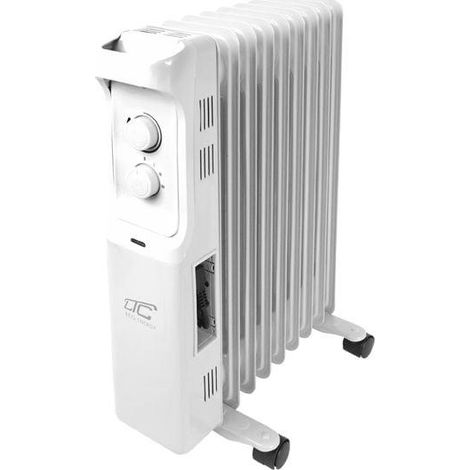 LTC UG09 Elektrischer Heizkörper grau 2000W mit Thermostat