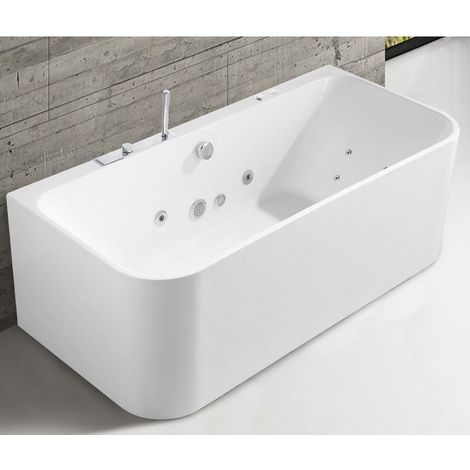 Vasca idromassaggio design elegante bianco lucido KFF-1700 kamalu (1/4)