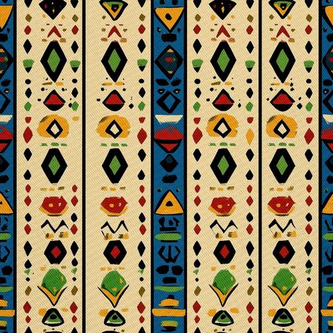 Tela decorativa para exteriores Oxford - Motivo africano  DX18017 (1/5)