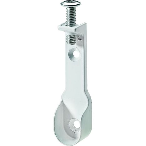 Hettich Schrankrohrlager für ovale Schrankrohre Ø 30/15 mm, weiß Möbelbeschläge