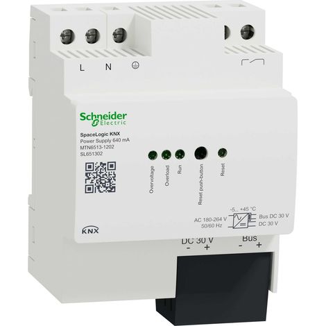 Schneider Electric Alimentación KNX gris 640 mA carril DIN