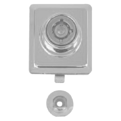 Serrure de vitrine autorétractive chromé brillant – STREMLER - 1456.30.0S