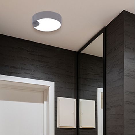 Plafonnier à détecteur de mouvement, applique murale LED à détecteur de mouvement, couloir, cage d'escalier, entrepôt, maison, éclairage automatique avec capteur de présence. (1/5)