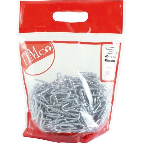 Timco Presser Point Staples - Galvanised (30 x 3.35mm) 30 Pack (1/2)