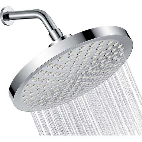 ABS High Pressure Fixed Shower Head Easy Installation 6 Inch Modern For Bathroom (1/4)