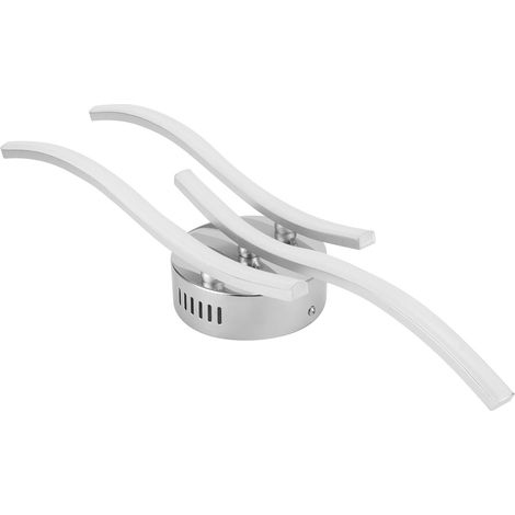 Deckenleuchte für Wohnzimmer, wellenförmig, parallele LED-Lampe, Dekoration, weißes Licht, AC85265V (1/5)