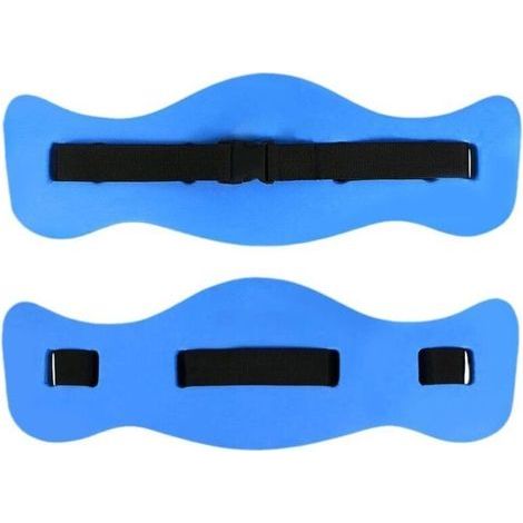 Ceinture flottante de natation - Ceinture d'exercice d'aquagym - Aide à la flottaison en mousse Aqua Fitness - Bleu