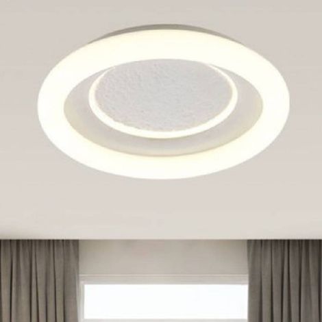 TrAdE Shop Traesio - Plafoniera Led Lampadario Soffitto 40 W Bianco Tripla Colorazione Luce Pn-29-3c - (1/3)