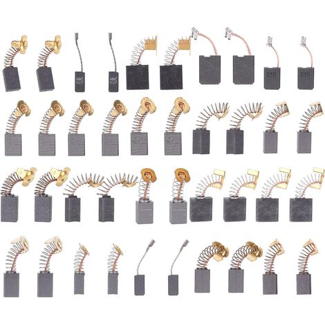 Lot de 80 balais de charbon pour moteur électrique, 10 modèles différents (1/5)