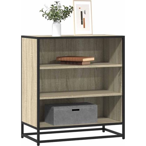 Sideboard Sonoma-Eiche 68x35x76 cm Holzwerkstoff und Metall