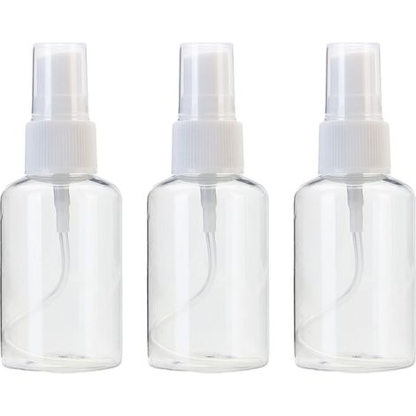 Flacon Vaporisateur - 50 ml - Brume Fine - Rechargeable Réutilisable - Pour Parfum Huiles Essentielles - Lot de 3 (1/5)