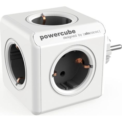 Ladrón ALLOCACOC Powercube Original 5 tomas. Color gris - talla