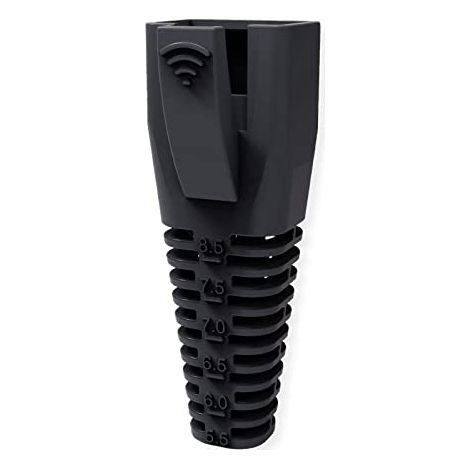 ROLINE PASSE-FILS ANTI-PLIAGE POUR RJ-45, 10 PCS, NOIR 12011115