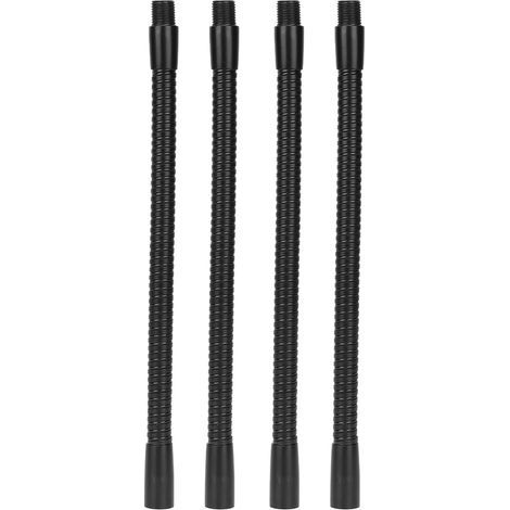 TOPINCN Tuyau de Lampe à Col de Cygne, Résistant à la Rupture 4 Pièces en Aluminium Léger de Calibre 10 Mm Tuyau de Lampe Flexible pour Raccord d'éclairage (20cm) (1/5)