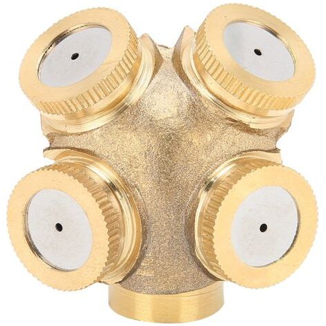 Buse de pulvérisation agricole haute pression en laiton G1/2 DN15 pour atomiseur et arroseur de jardin-AquaForge (1/5)