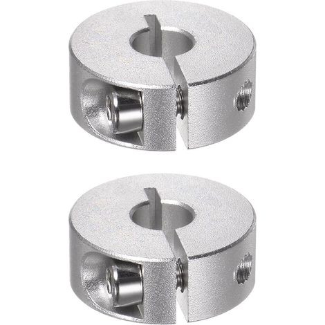 2pcs Bague de Réglage Bague Arrêt d'axe Butée Arbre Collier Diviser 8mm Alésage Aluminium Alliage, 25mm OD, 10mm Largeur pour Roue Brouette Pont Boîte Vitesses Anodisation (1/5)