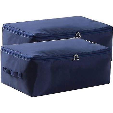 Sacs et boîtes de rangement pour couettes, oreillers, draps et couvertures, avec organisateurs de vêtements. (1/5)