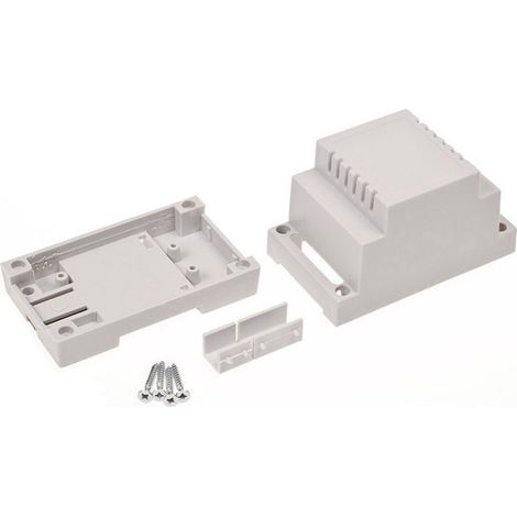 TRU COMPONENTS TC-7910728 Hutschienen-Gehäuse 53 x 89 x 65 ABS-V0 Grau 1 St. (1/3)