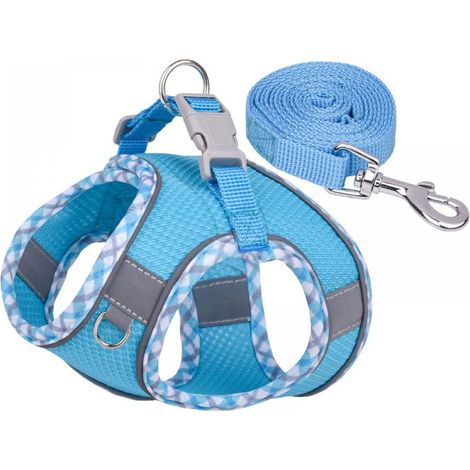 Harnais pour chien de petite, moyenne et grande taille, harnais anti-traction pour chiot et laisse, harnais pour la marche, la course et l'entraînement, harnais pour petit chien et chien moyen