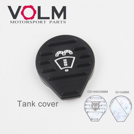 Bouchon de réservoir d'huile en aluminium, bouchon de liquide de refroidissement, bouchon de bouteille. Compatible avec Audi, VW CC, Golf MK6, Scirocco, EA888. Couvercle de protection moteur.
