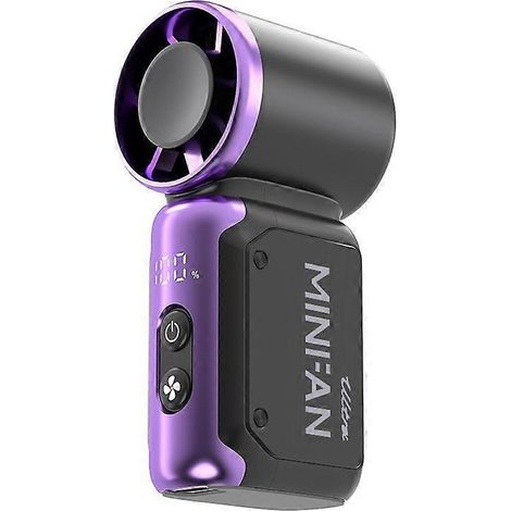 1 piècevioletVentilateur de cou portable, mains libres et compact, idéal pour les activités estivales et les trajets quotidiens. (1/5)