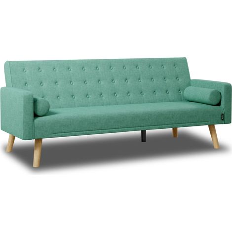 Nalui Sofá Cama Verde One Dots 3 Plazas Acolchado (1/5)