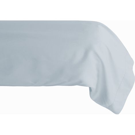 Taie de traversin uni percale de coton MANOIR (1/5)