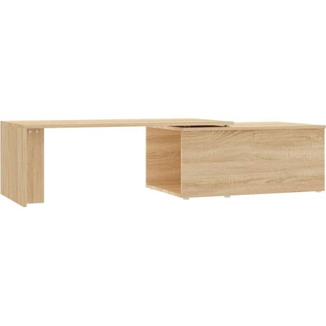 Maison Exclusive - Couchtisch Sonoma-Eiche 150x50x35 cm Holzwerks