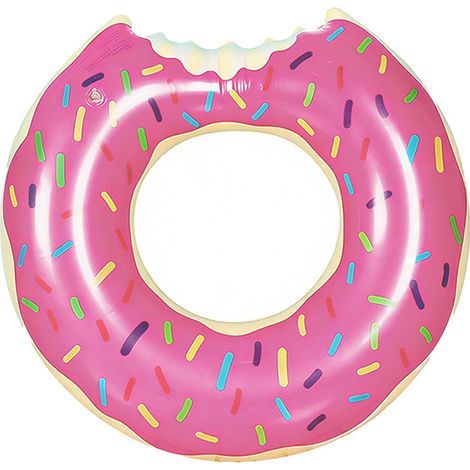 Aufblasbarer, donutförmiger Schwimmring – Außendurchmesser 70 cm, Innendurchmesser 30 cm – Extra dickes PVC – Schwimmring für Erwachsene und Kinder (1/5)