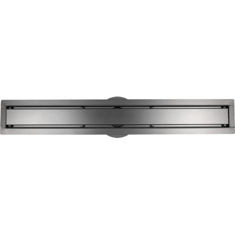 Edelstahl-Duschrinne Bernstein FlexGT02 Gunmetal 70cm