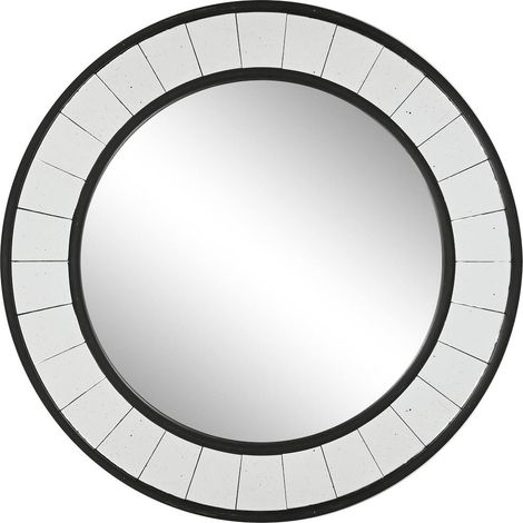 Miroir bois noir design pour élégance intérieure - Noir ébène intense (1/4)