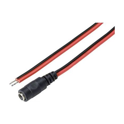 TRU COMPONENTS TC-9556656 Câble de raccordement basse tension DC femelle - extrémité(s) ouverte(s) 5 (1/3)