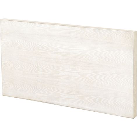 Tête de lit en placage de frêne patiné blanc 110 x 60 (1/3)