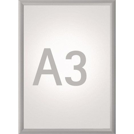 Affiche dépliante format DIN A3 aluminium anodisé MAUL