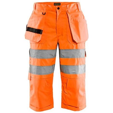 Pantacourt de travail haute visibilité 1539181 - Orange fluo 3XL - FR(56) - SE(C62) - Standards (1/2)