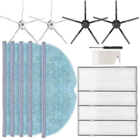 Lot de 15 lingettes de nettoyage latérales pour balai à franges Xiaomi Roborock S7 T7s T7s Plus (1/4)