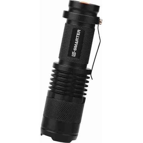 Lampe UV LED Torch 365nm Flashlight Inspection Ultraviolet Noir Alliage Aluminium (1/5)