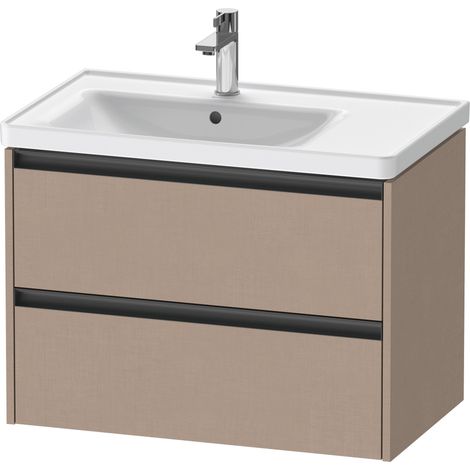 Duravit Ketho.2 bâti-support lavabo suspendu, 2 tiroirs,
