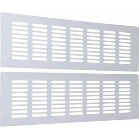 Grille D'Aeration Grille D'Aeration Rectangulaire Grille De Ventilation Grille De Ventilation Rectangulaire Grille D'Aération Aluminium Pour Une Ventilation (30 Cm) 2 Pièces