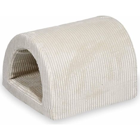Pont de jeu en mousse beige velours côtelé (1/5)