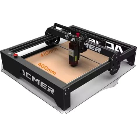Máquina de grabado láser, 10 W de potencia, grabado de alta velocidad, P1 10 W, enchufe europeo. (1/2)