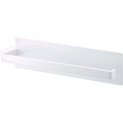 Porta rotolo da cucina per il bagno, lunghezza asta circa 26 cm, porta rotolo autoadesivo per pareti, mobili da cucina o bagni, bianco (1/5)