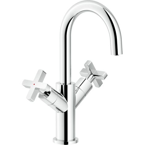 Nobili Lira rubinetto lavabo 2 maniglie codice prod: LR116218/2CR (1/3)