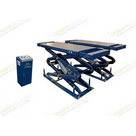 EQT – Pont élévateur à ciseaux encastré 3,0 T – Hauteur de levage 2250 mm – Longueur de plateforme 1450 à 2050 mm – Électro-hydraulique 220V
